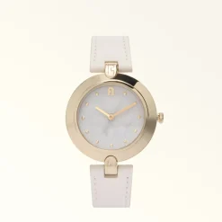Furla Logo Links Orologio Con Cassa Tonda